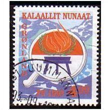 1993 Greenland Sc# 255 used - Indigenous Peoples 4.00kr