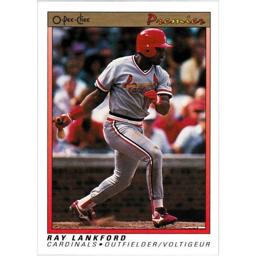 1991 O-Pee-Chee Premier - #72 - Ray Lankford