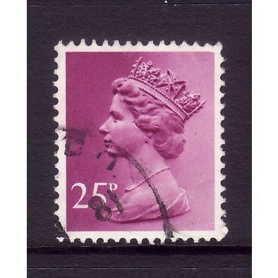 GREAT BRITAIN 1981 SG X970 25p PURPLE FINE USED