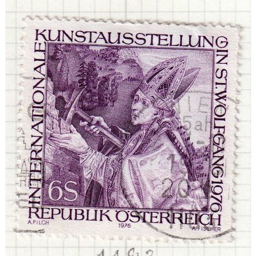 1975 AUSTRIA Sg1762 6s PURPLE FINE USED (GAP1)