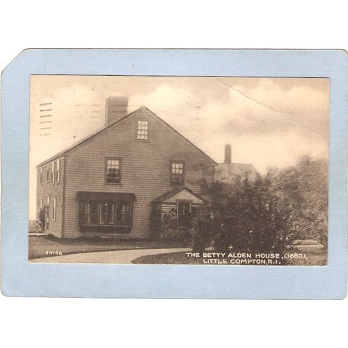 Rhode Island Little Compton The Betty Alden House 1680~658