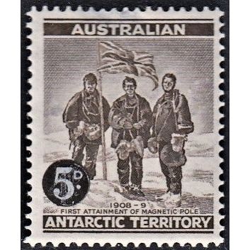 AUSTRALIA, AAT 1957-59 5d South Pole Expedition, SG 2 (Scott #L1), used