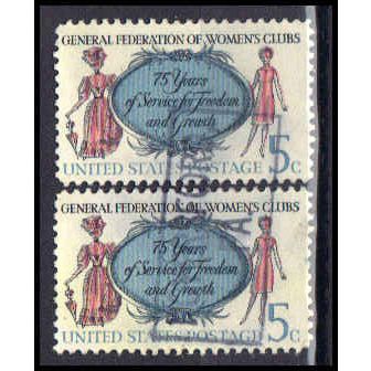 Used 1316 5c Womens Clubs (2) ..sford, PA. E1891