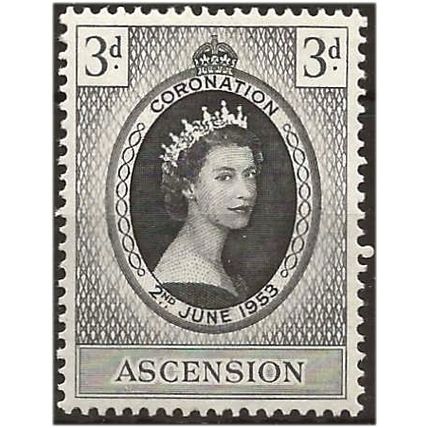 Ascension Island 1953 Coronation SG56 Mounted Mint ...