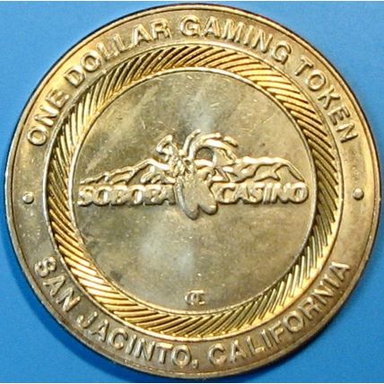 Soboba. $1 Casino Token. San Jacinto, CA. R27.