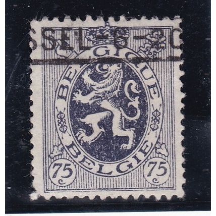 Belgium 1930 Belgian Lion 75c Fine Used SG 499 VGC