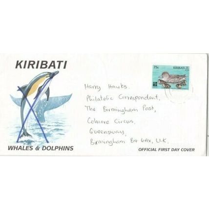 Kiribati 2001 Whales & Dolphins Illustrated Cover written VGC