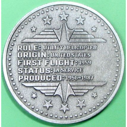 UH-1 Huey. Challenge Coin. Souvenir. 16b.