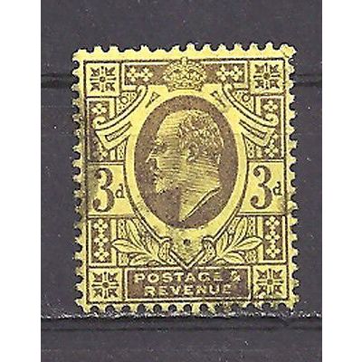 GB 1902 Edward VII 3d U SG232