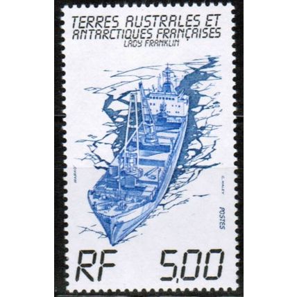 1983 FSAT / TAAF - Sc# 104 - Ship Lady Franklin 5.00fr - Mint NH