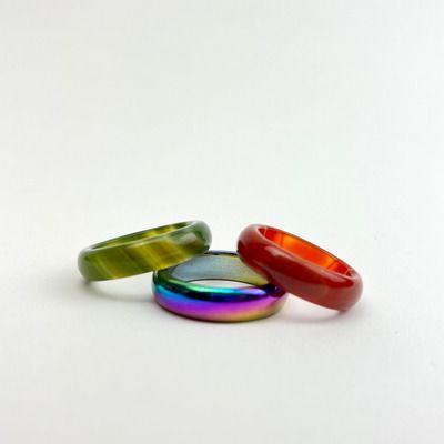 Crystal Band Rings | Choose a Stone![ ]