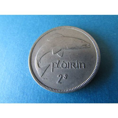 1955 IRELAND 2 FLOIRIN / 2 SCILLING - COIN - 2 FREE POST. S