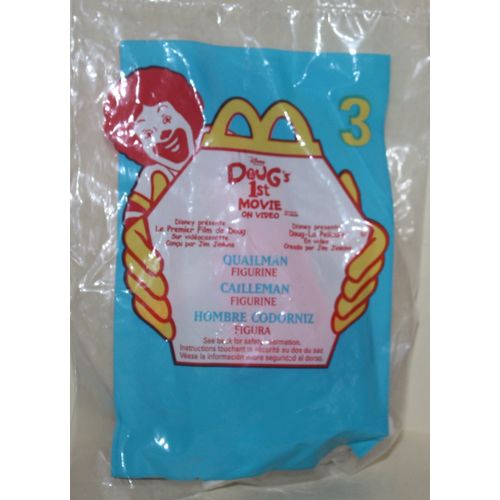 1999 McDonalds Doug's 1st Movie #3 Quailman Mint in Package