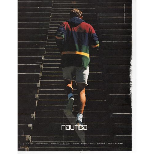 Nautica Sports clothing classic Full 4 Page Print Ad September 1994