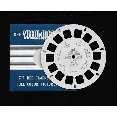 Water Skiing, Cypress Gardens, Florida, USA - Sawyer's View-Master Reel 168 - 3D