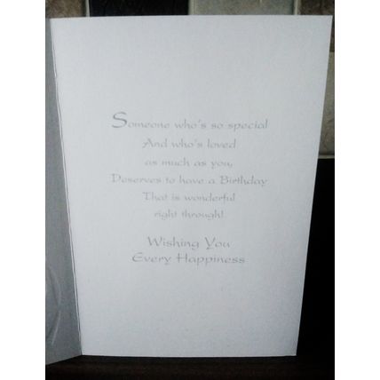Daughter-in-Law Birthday Cards - Glitter Card - 0012 - Buy 1 Get 1 Half Price