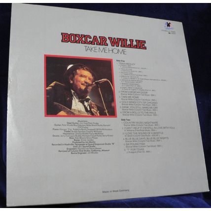 Boxcar Willie - Take Me Home 1984 - Colorado 23003