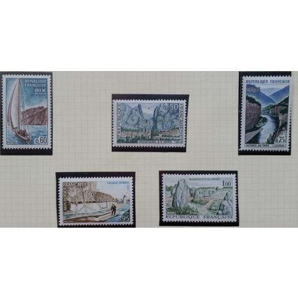 FRANCE: 1965 Tourist Publicity Set: SG1684/1688 MNH