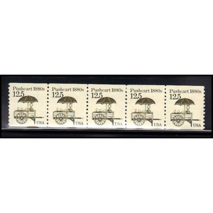 2133 12.5c Pushcart Fine MNH Dry Gum PNC 1/5 X2197