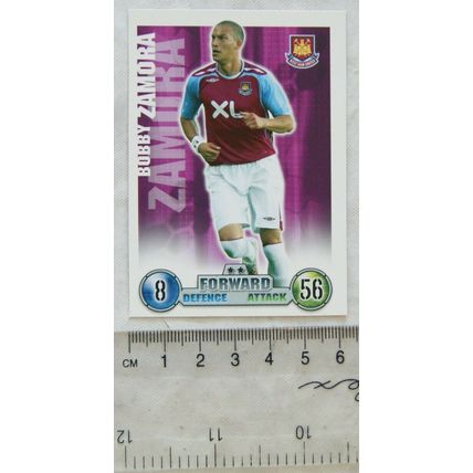 2007/08 Topps Match Attax Trading Card - Bobby Zamora, West Ham United