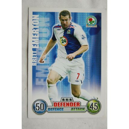 2007/08 Topps Match Attax Trading Card - Brett Emerton, Blackburn Rovers