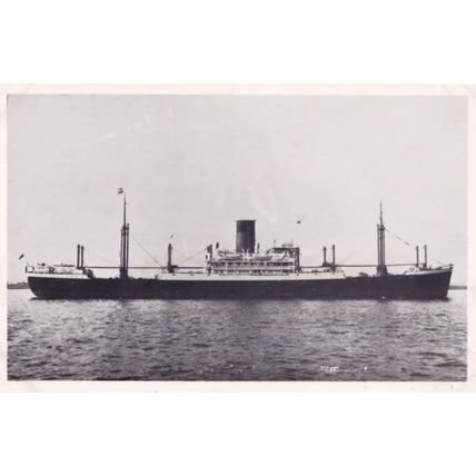 MV Denbighshire Glen Line Ship Plain Back Postcard Photocard