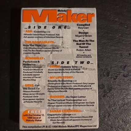 Various - The Basement Tapes Volume 1 - Melody Maker Sampler 1996
