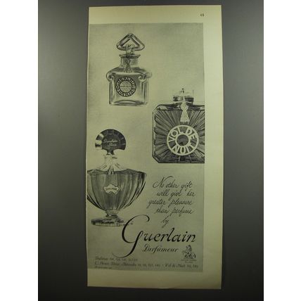 1953 Guerlain Perfumes Ad - No other gift will give her greater pleasure