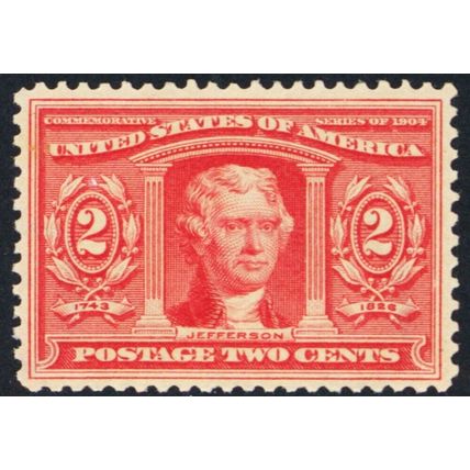 324, Mint 2¢ VF NH Nice Centering CV $60 - Stuart Katz