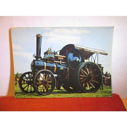 1917 FOWLER TE2 Traction Engine unused postcard David Gray & son, Gt shelford #