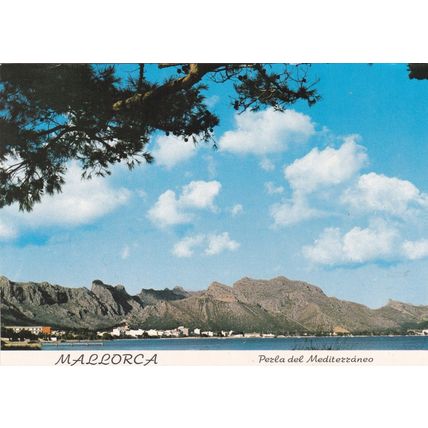 Mallorca Pollenca Spain Postcard used crease
