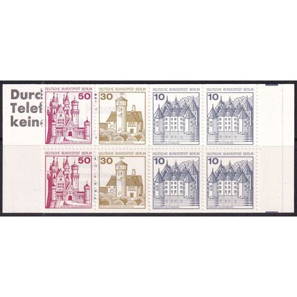 Berlin - Germany 1977 Mi MH10aI UMM - Booklet (E-031 (1))