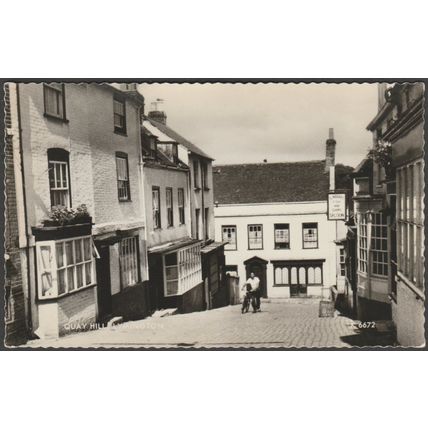 Quay Hill, Lymington, Hampshire, c.1955 - Valentine's RP Postcard
