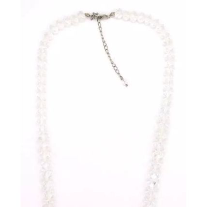Clear Faceted Crystal Necklace 48 CM Necklace Lobster Clasp Gift Jewellery