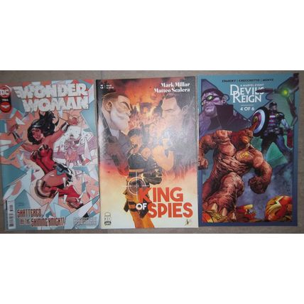 Mixed Lot of Comics Devil's Reign Wonder Woman Dc Marvel