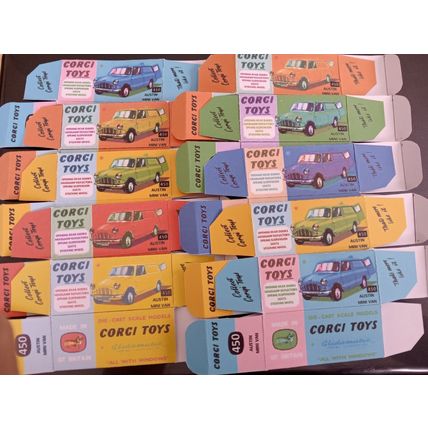 CORGI No450 Minivans empty hand crafted boxes