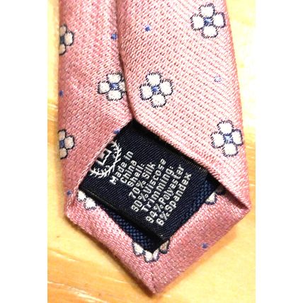 Chaps Mens Stretch Summer Pink Bay Flower Tie New Kohl's Retail $42 Silk Shell