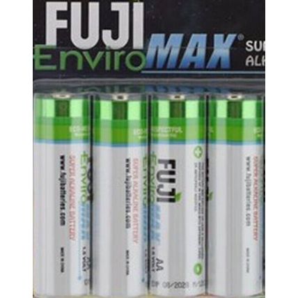 Fuji EnviroMAX AA Alkaline Battery (4pc)