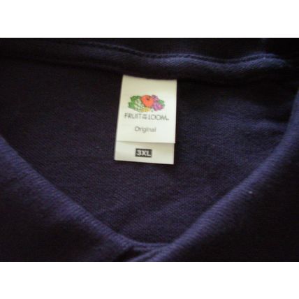 New, Unsused Men's Polo Shirt 3XL Navy Fruit of the Loom T-Shirt