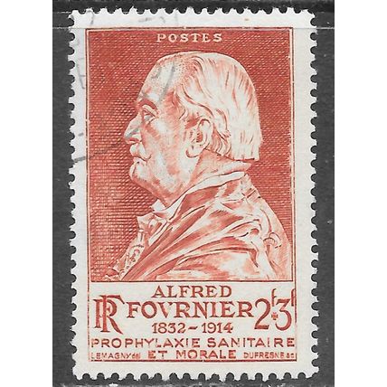 FRANCE 1946 CHARITY STAMP USED ALFRED FOURNIER DERMATOLOGIST SEXUAL DISEASE