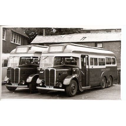 Black & White Photograph of London Transport - EGO 526