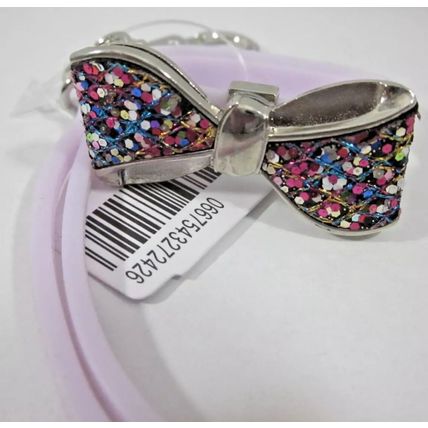 Bath & Body Works PB Pocket*Bac Holder purple Glitter Bow Band