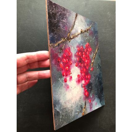 Still Life Berries Painting Red Fruits