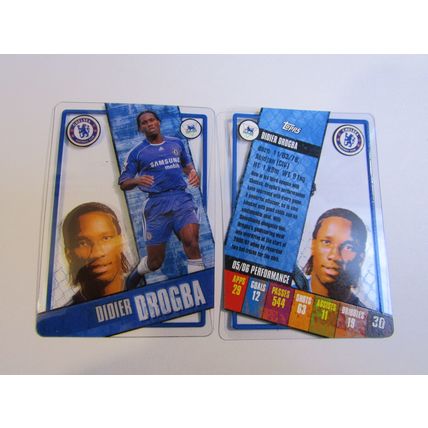 30. Didier Drogba - Chelsea - Topps - I-Cards 2006/07 Football Card