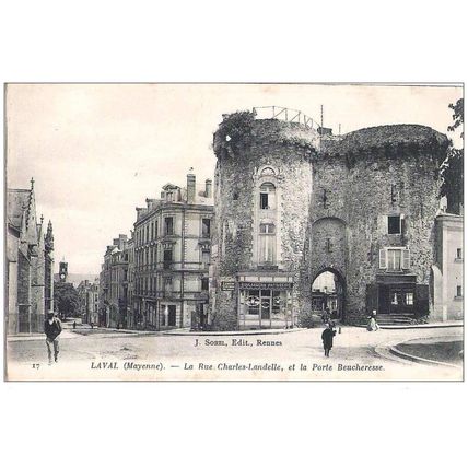 53 - LAVAL - La Rue Charles Landelle et La Porte Beucheresse