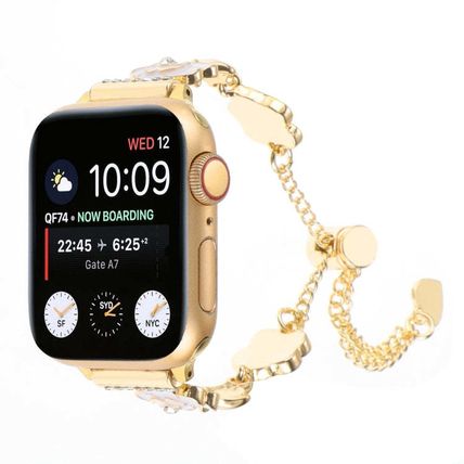 Camellia Metal Chain Bracelet Watch Band, For Apple Watch 42mm, For Apple Watch