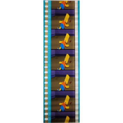 Simpsons Movie. Pk GEB - c066N . 1 STRIP OF 5 - 35MM FILM CELLS