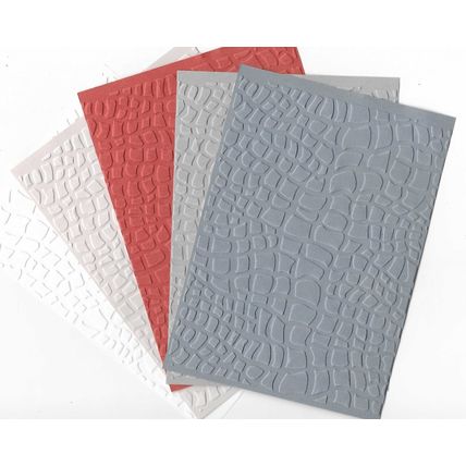 A6 Embossed Card. 10 Sheets. Brickwork. Cardmaking Scrapbooking Crafts