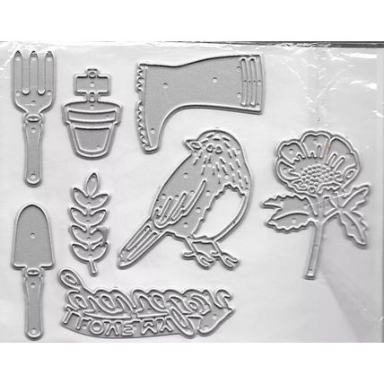 Secret Garden Die Set. Up to 4x4cm. Die Cutting Cardmaking Scrapbooking Crafts