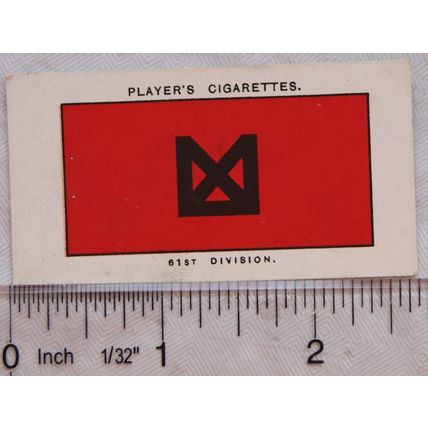 1925 Players Army Corps & Divisional Signs No. 82, 61st South Midland Division